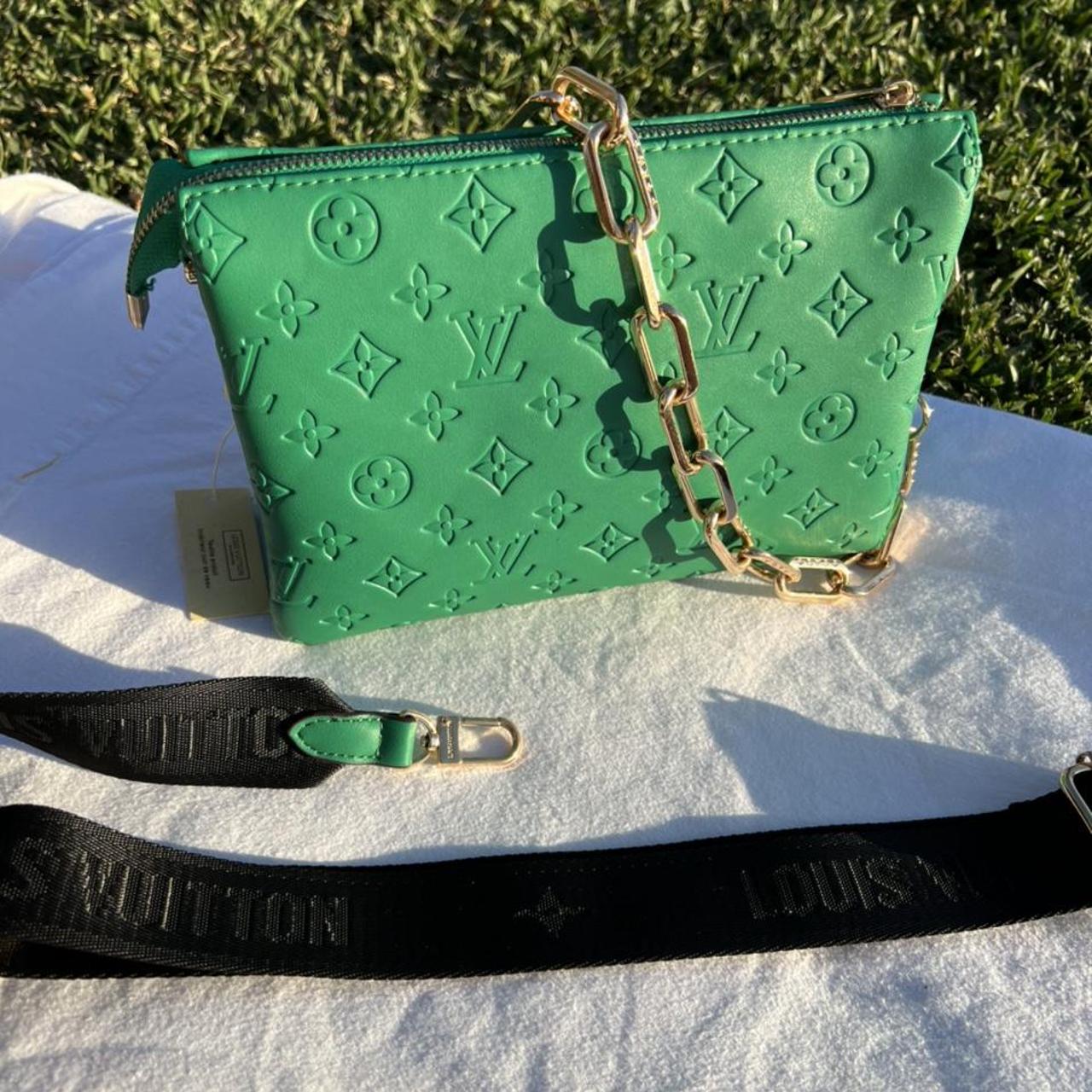 Brand new green Louis Vuitton coussin bag perfect