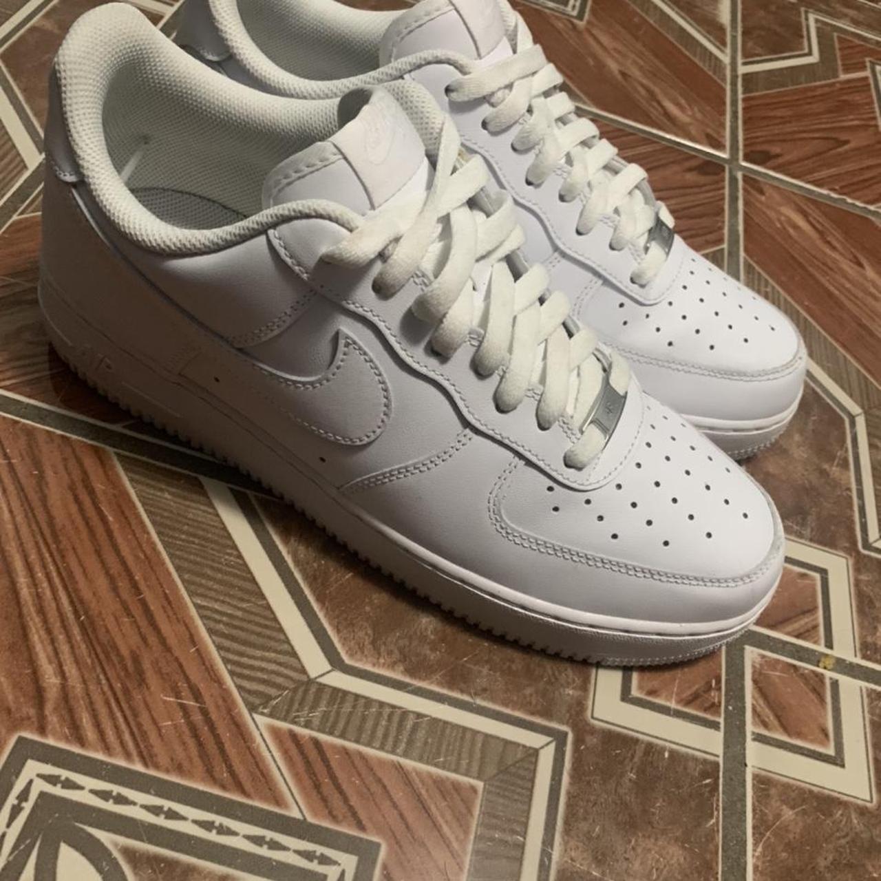 White Nike Air Force 1 Bought a month ago only wore... - Depop