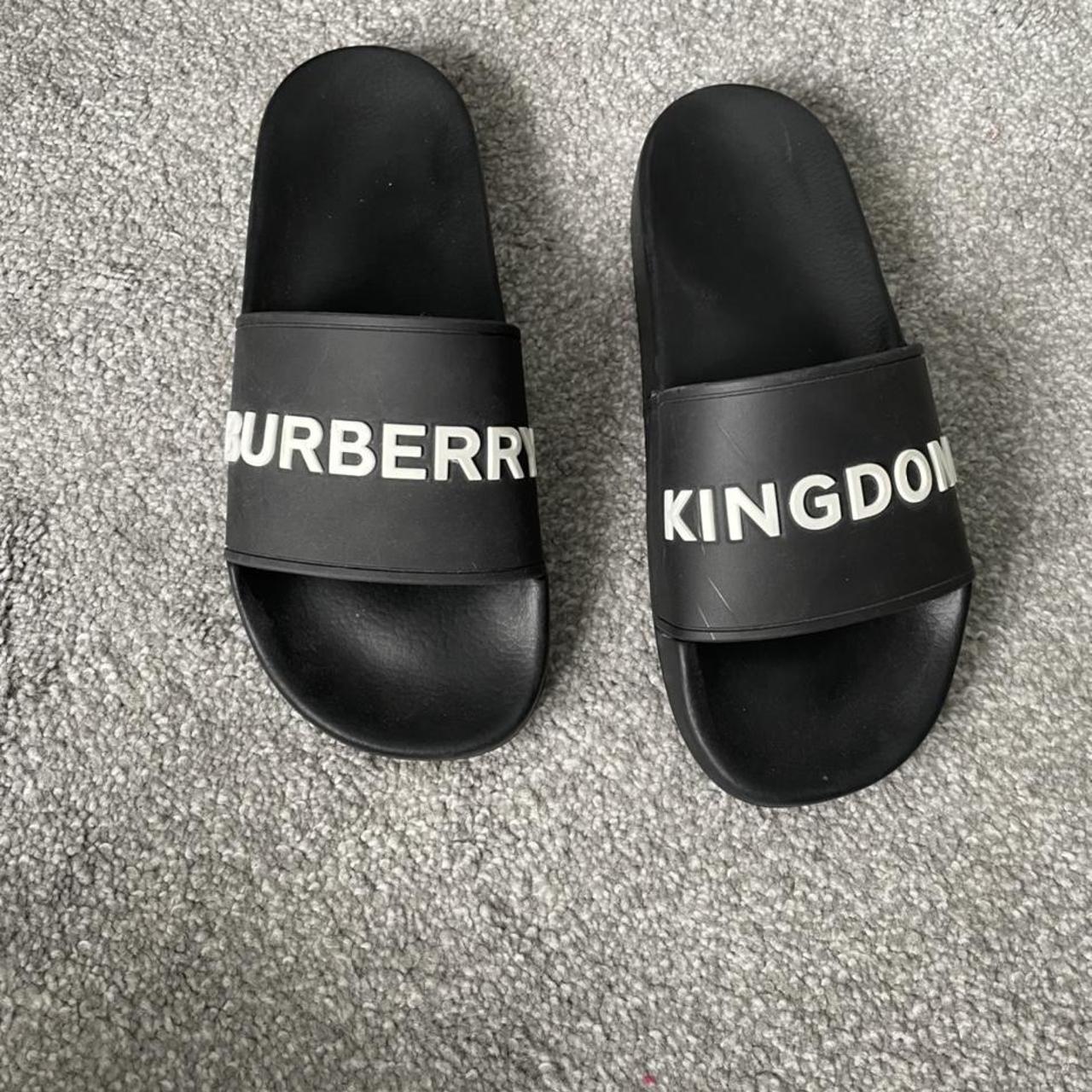 Womens discount burberry sliders