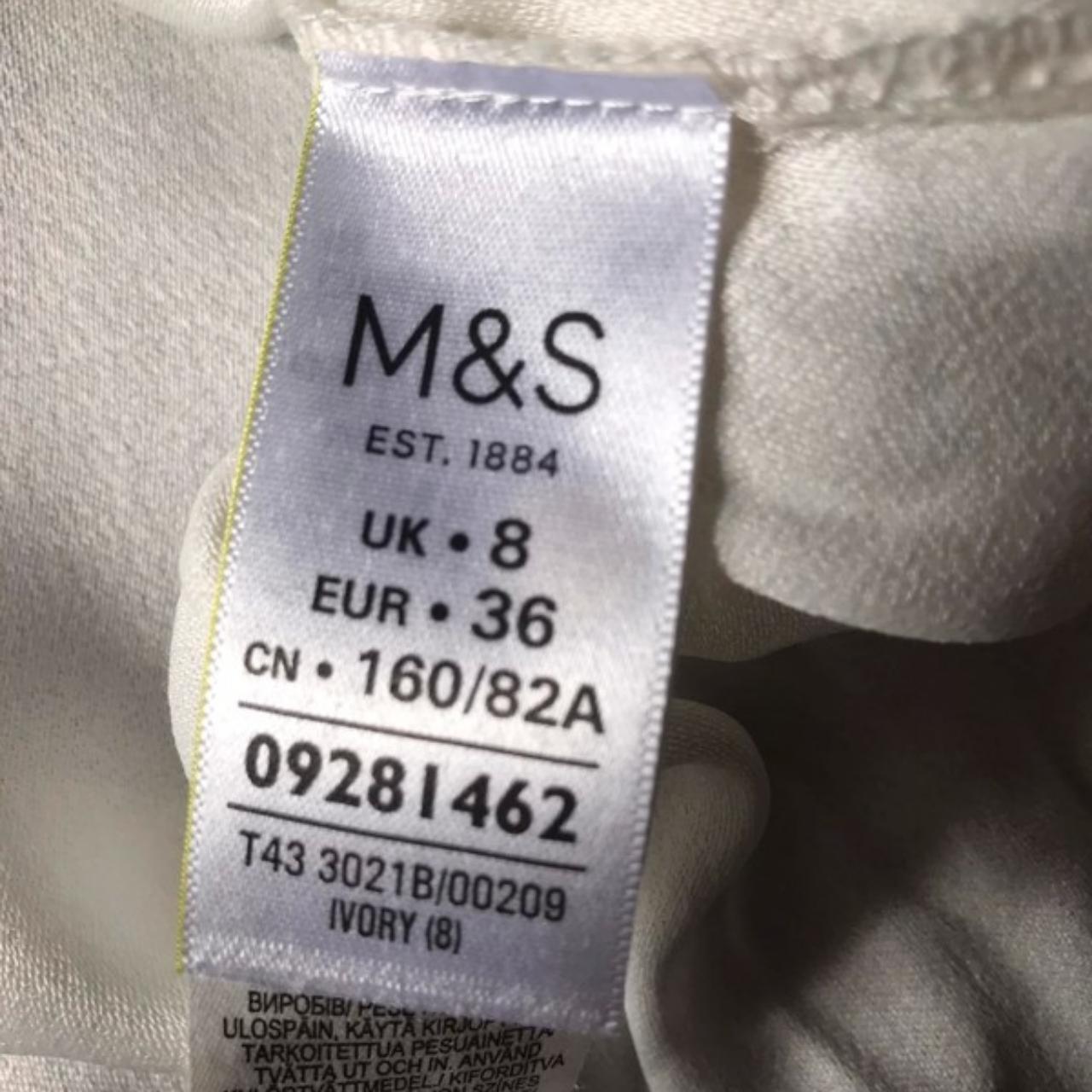 Marks & Spencer Women's Cream Blouse | Depop