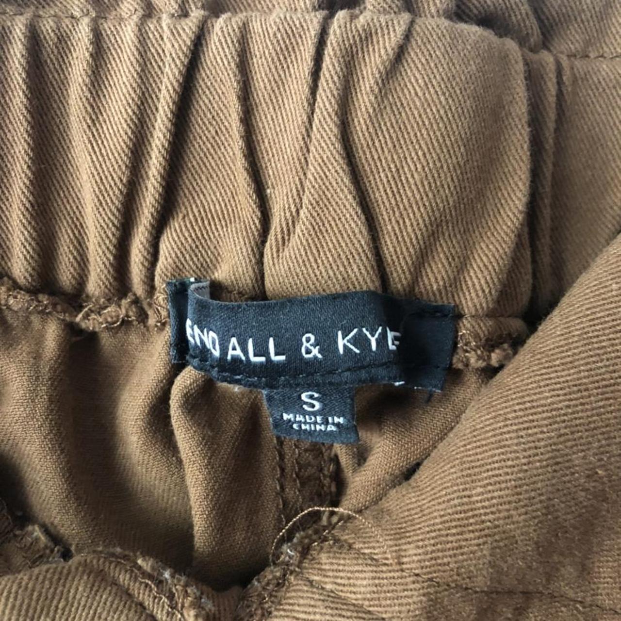 KENDALL + KYLIE Women's Brown Trousers | Depop