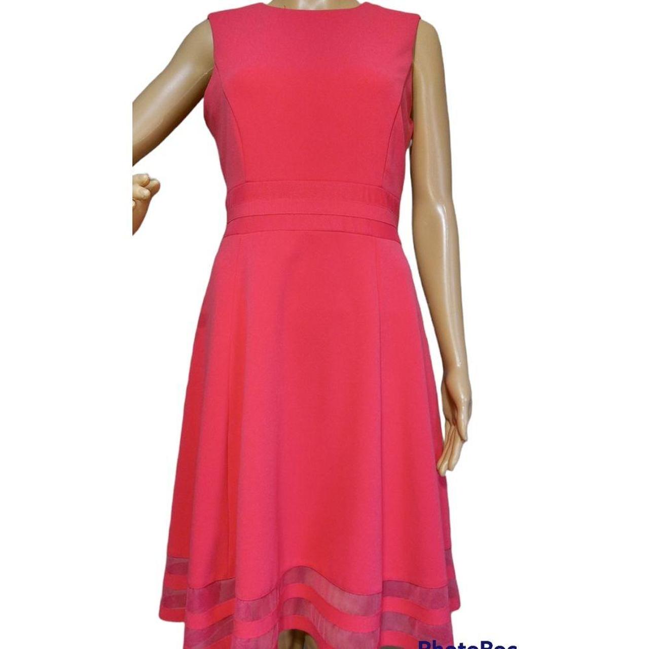 calvin klein coral dress