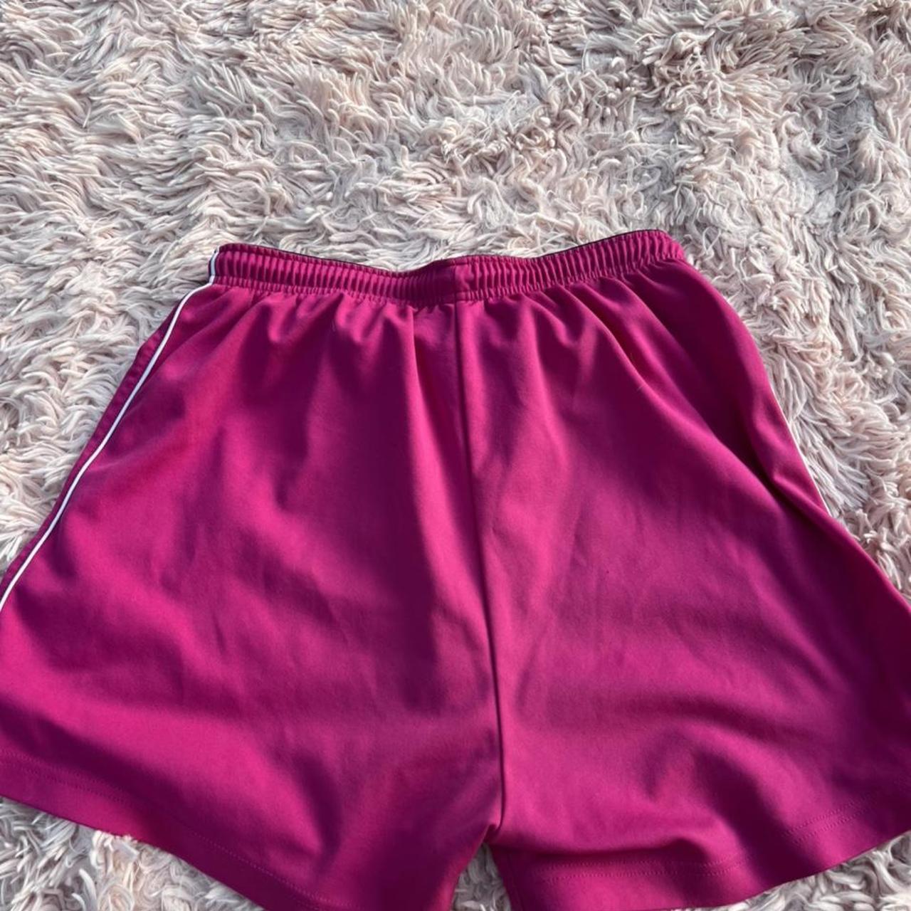 Pink Adidas Soccer Shorts! so cute but they don’t... Depop