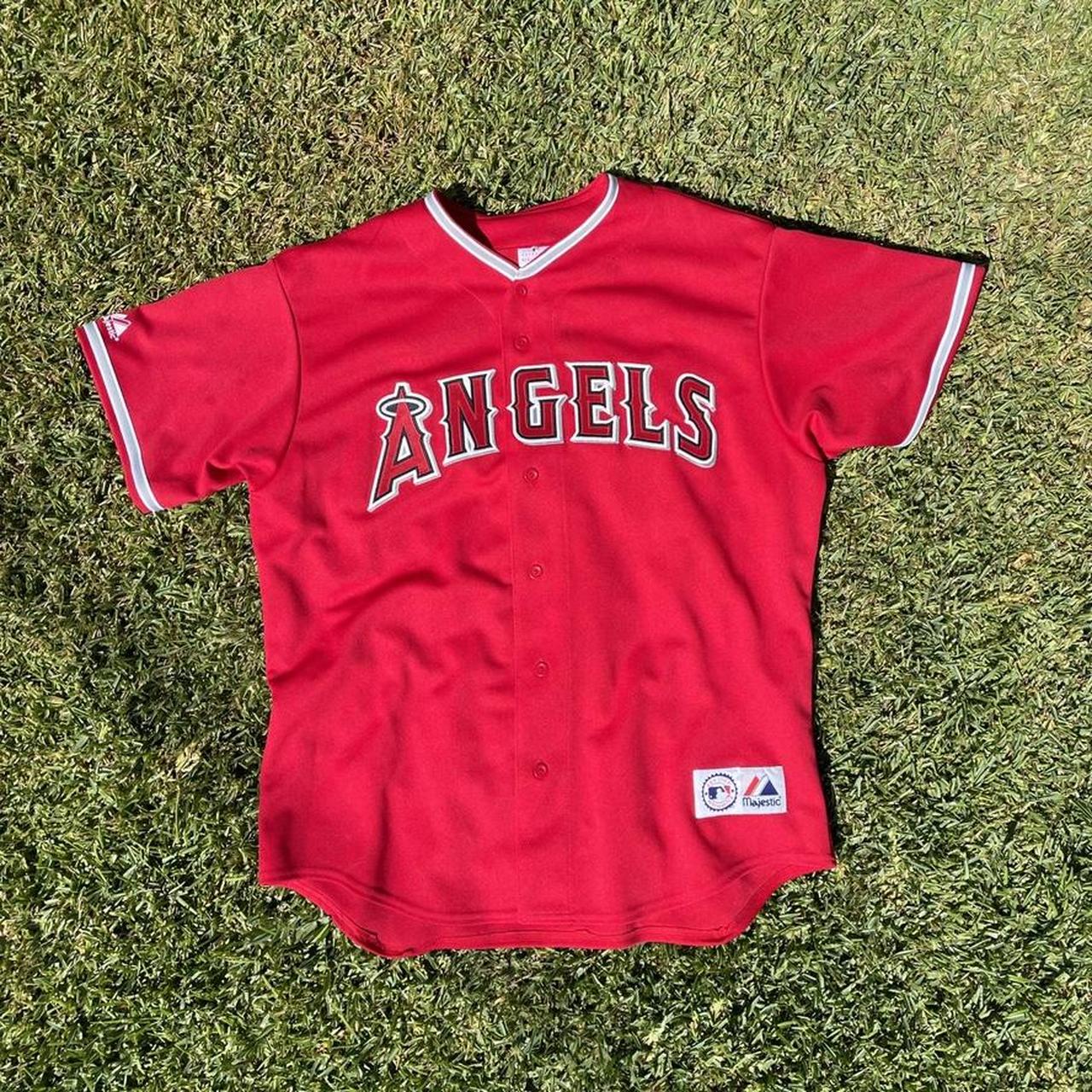 Los Angeles Angels Majestic Cool Base Jersey Brand - Depop