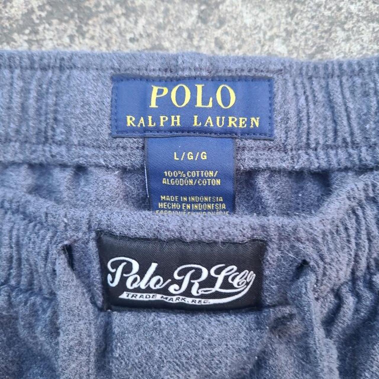 Polo Ralph Lauren Men's Grey and Black Pajamas | Depop