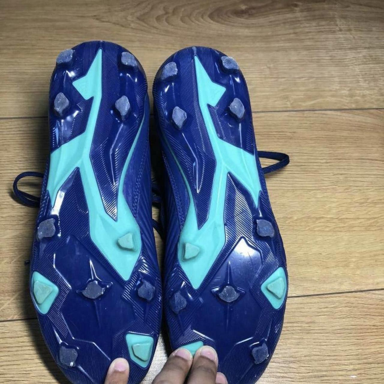 Adidas Predator (blue) football boots 📐Size... Depop