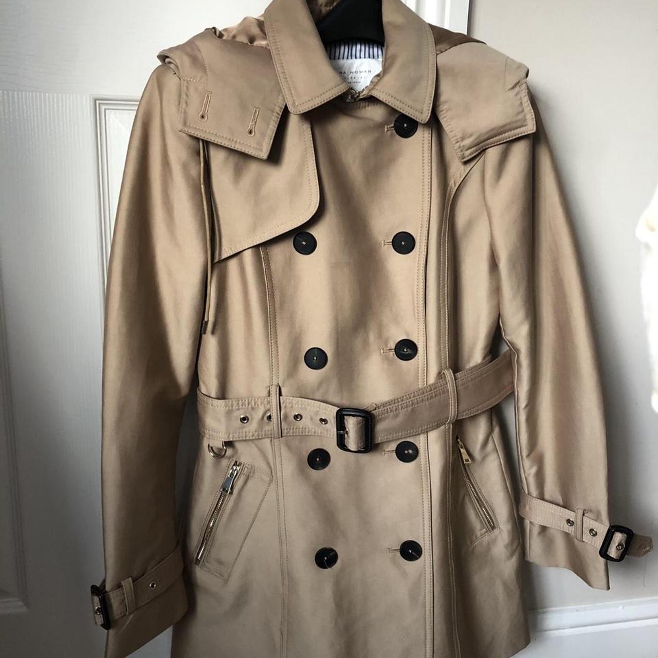 Mango Trench Coat XS Great material and colour... - Depop