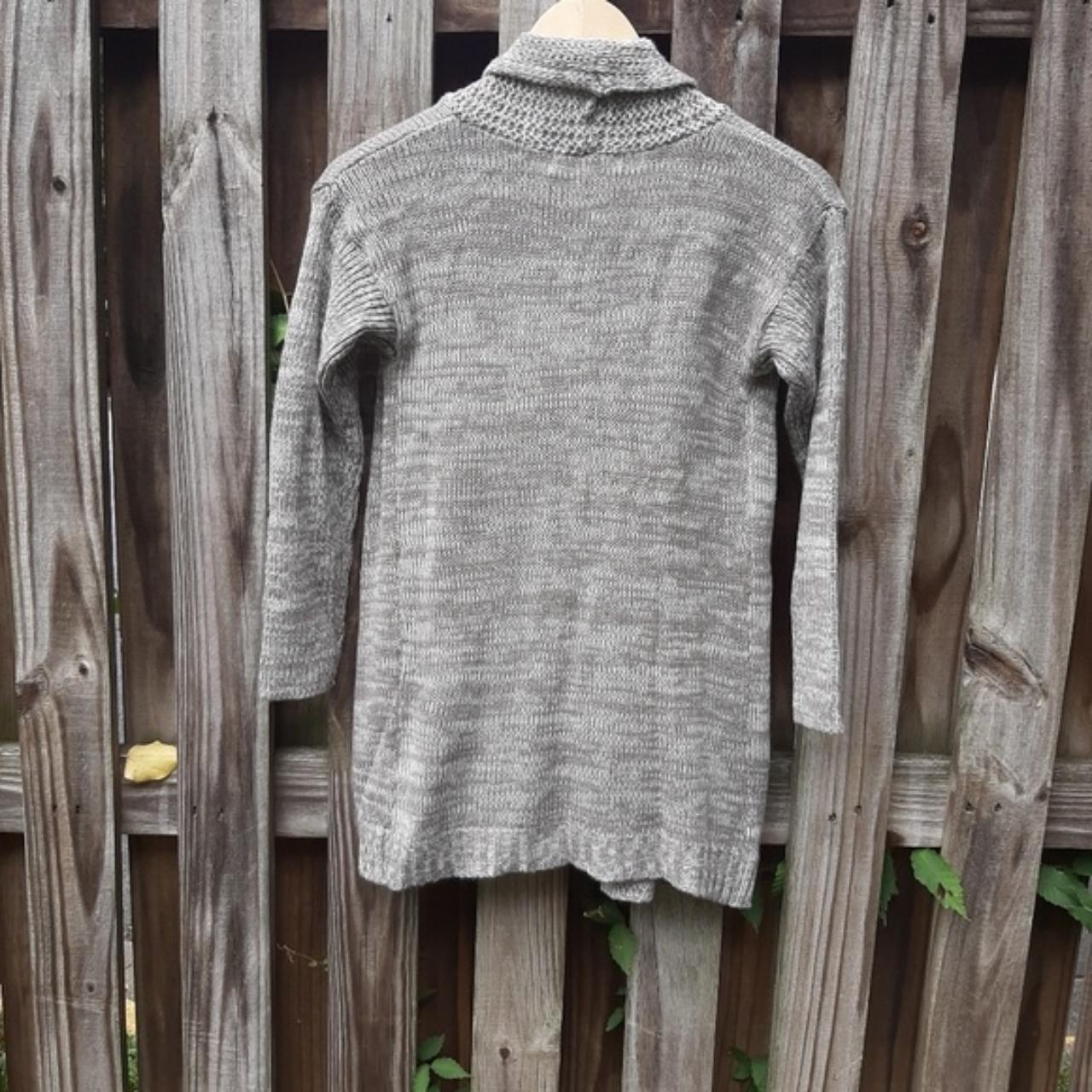 Poof Grey and Cream Jumper (2)