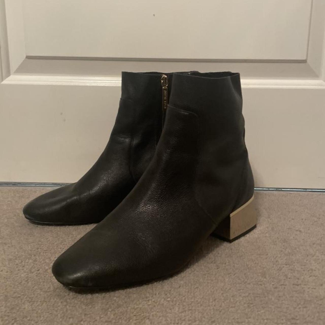 River Island size 8 boots With black leather Chelsea... Depop