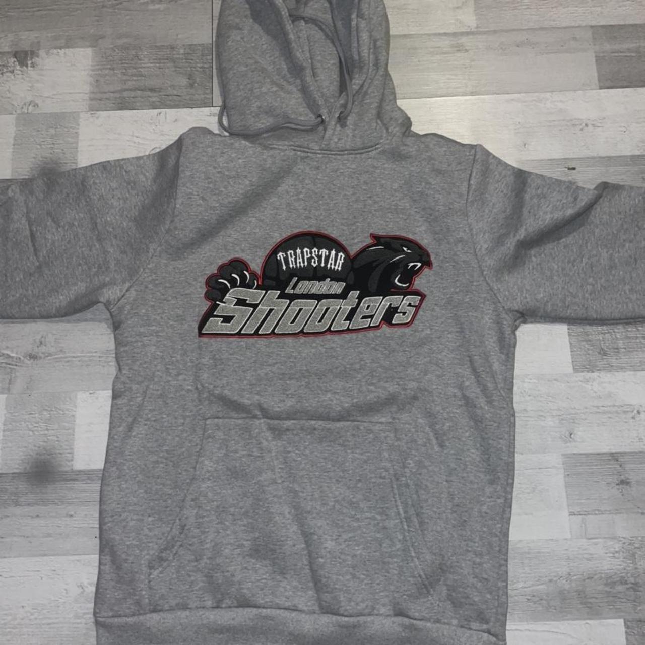 Trapstar Grey Shooters tracksuit, size M. Worn a few... Depop