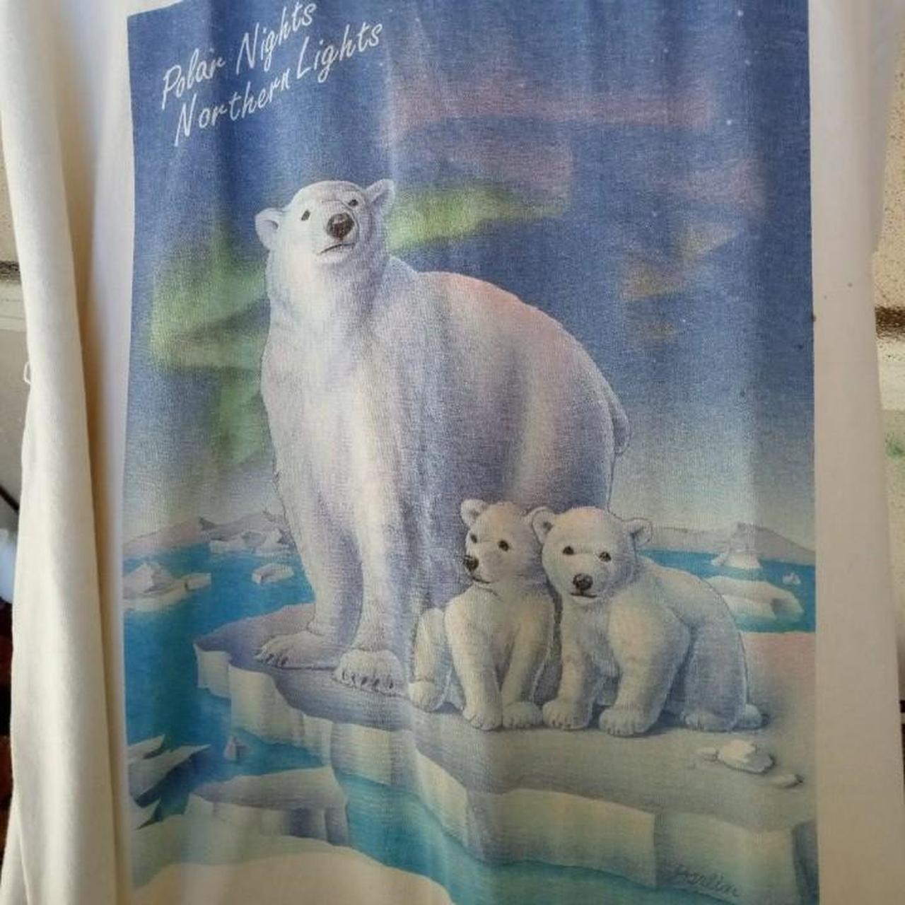 Vintage 90s 1996 polar nights northern lights looks... Depop