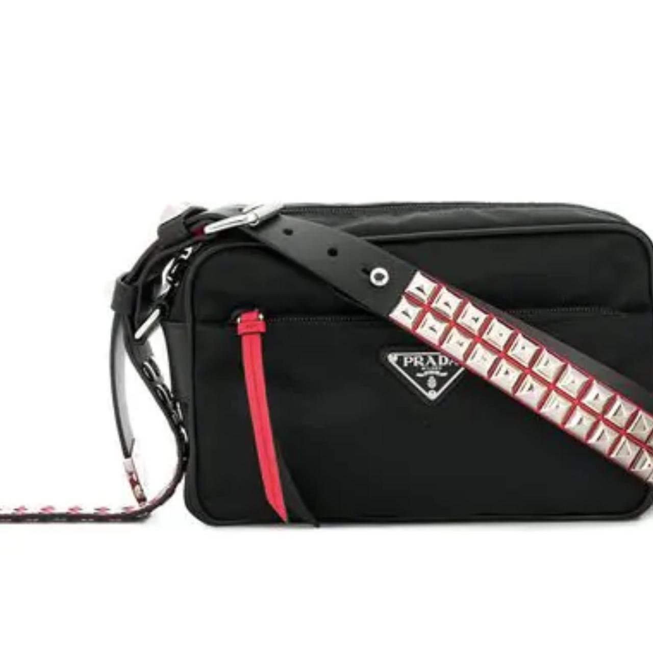 Prada nylon studded bag best sale