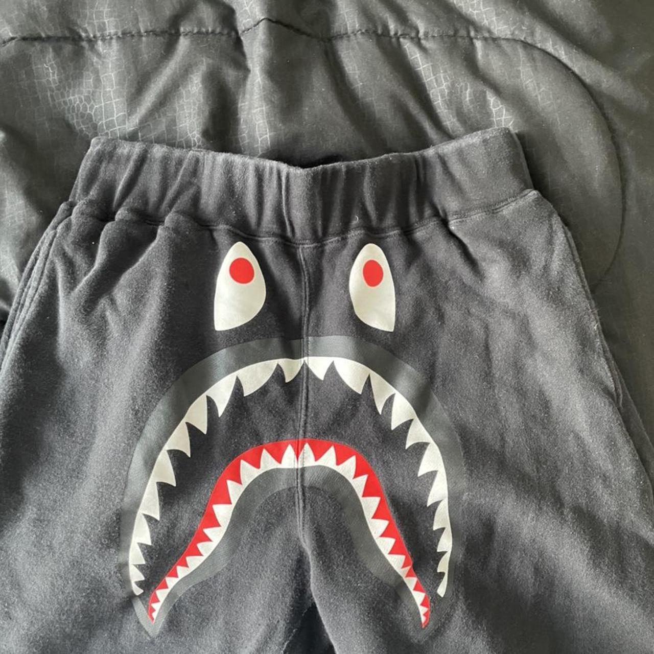 A Bathing Ape Authentic Shark Mouth Shorts Size: - Depop