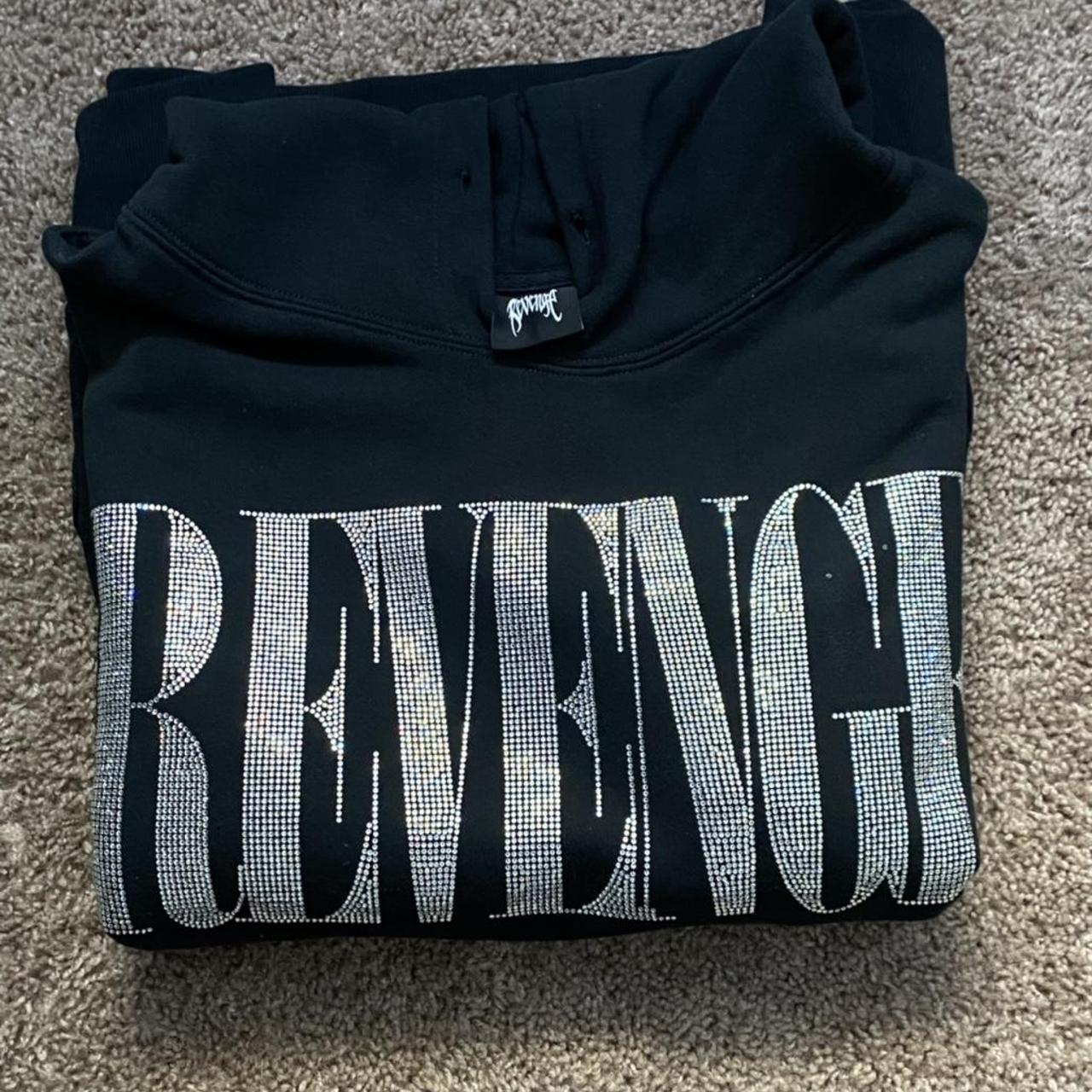 Revenge cheap rhinestone hoodie