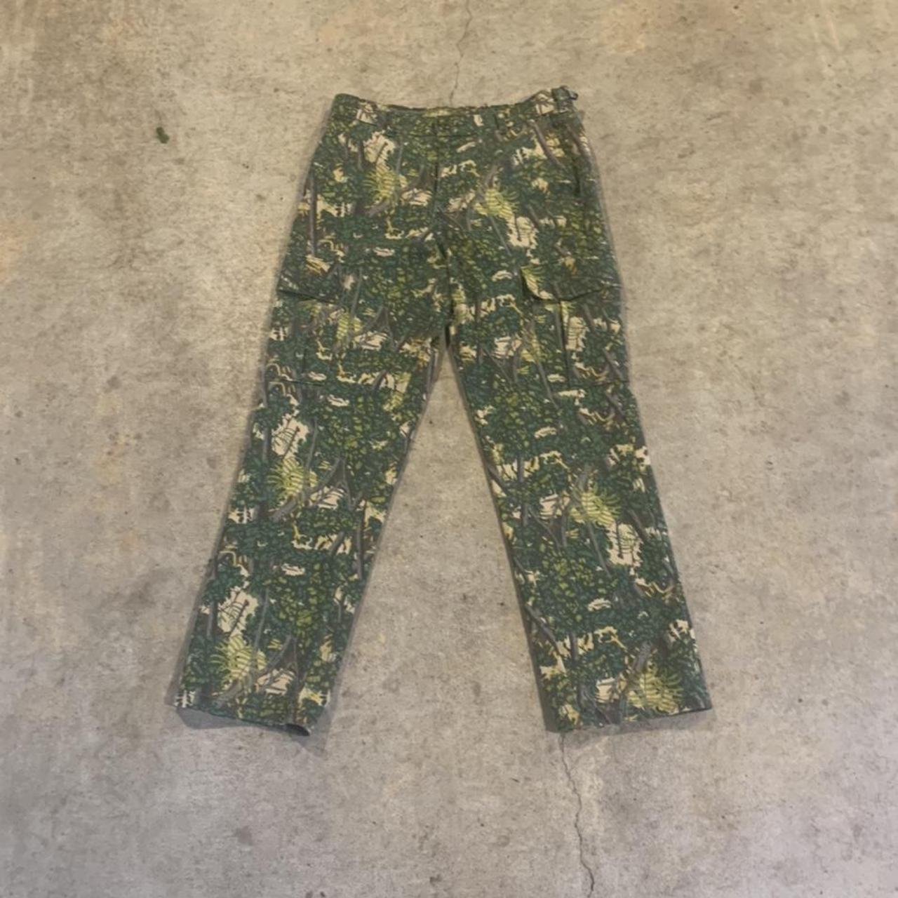 Vintage 80’s Camo Hunting cargos / pants Made in... - Depop