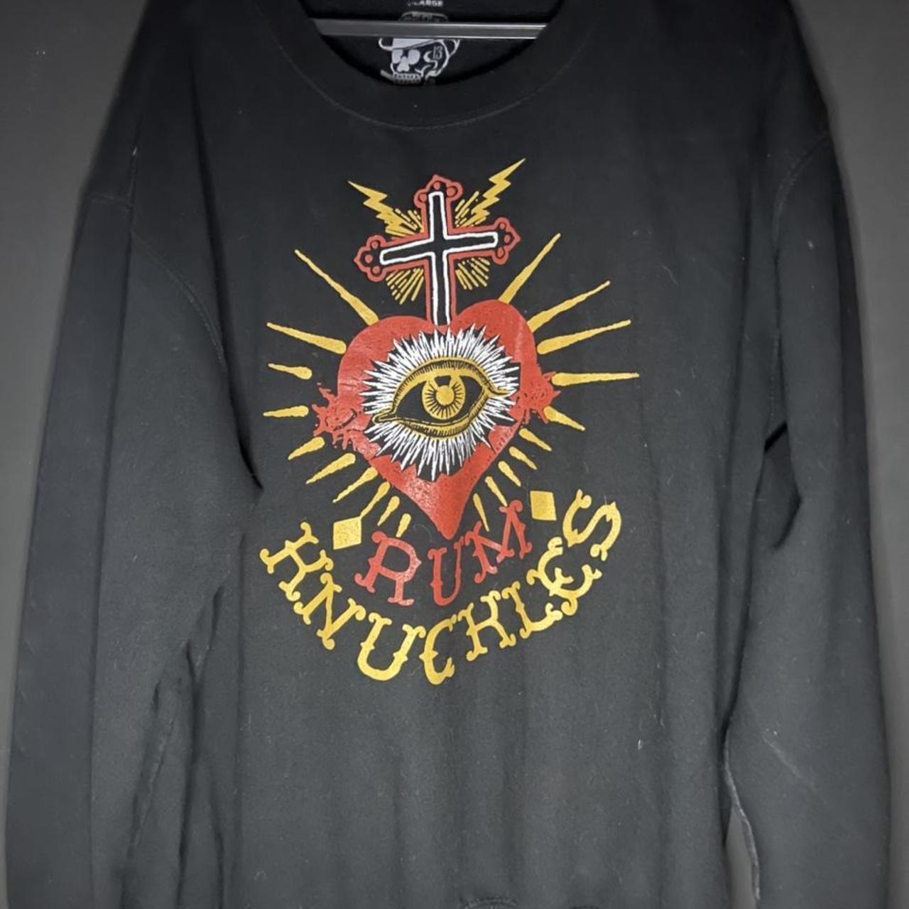 Rum knuckles sweatshirt, comfy and soft material no... Depop
