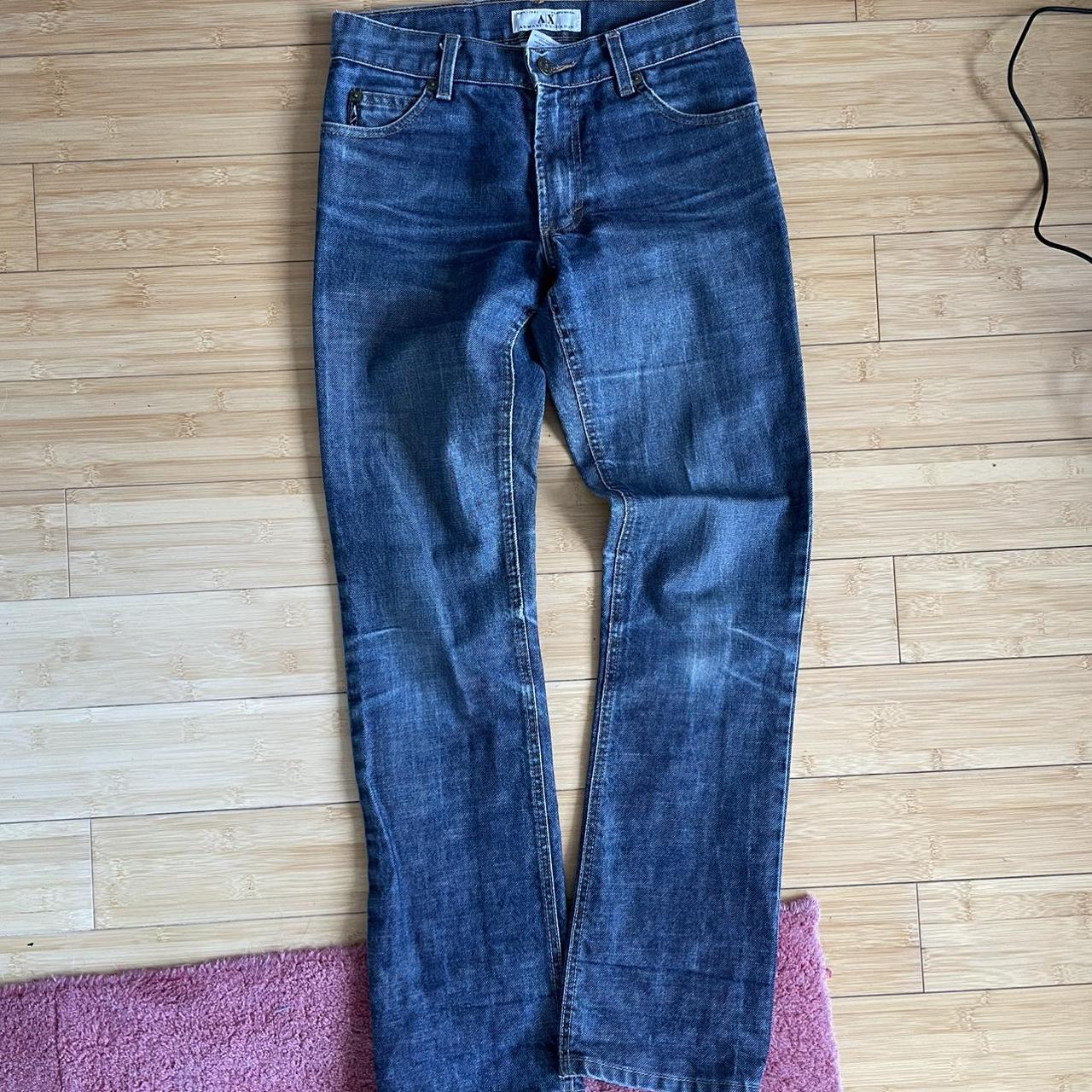 dark-wash-jeans-by-armani-exchange-size-2-but-will-depop