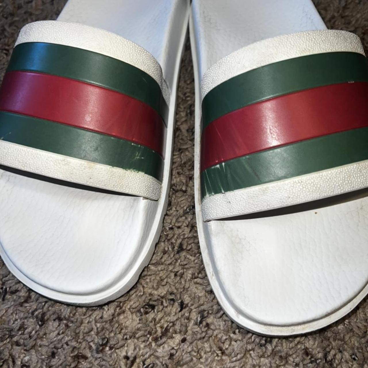 Scuffed store gucci slides