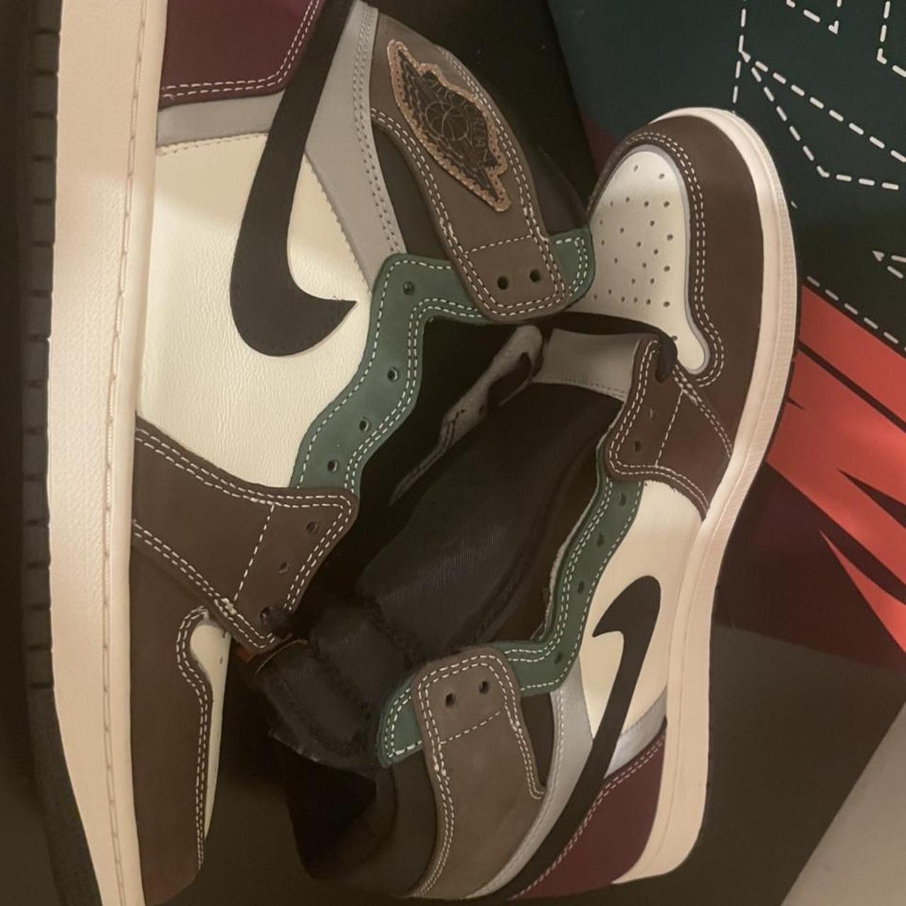 nike jordan black and brown