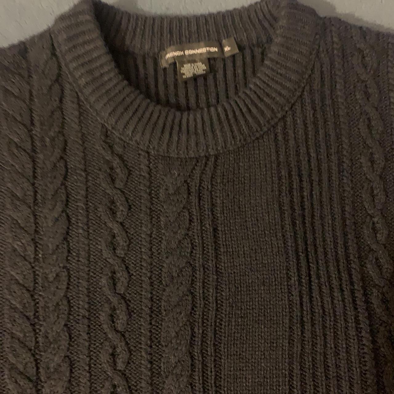 Cable rib Sweater -Cable knit -French... - Depop