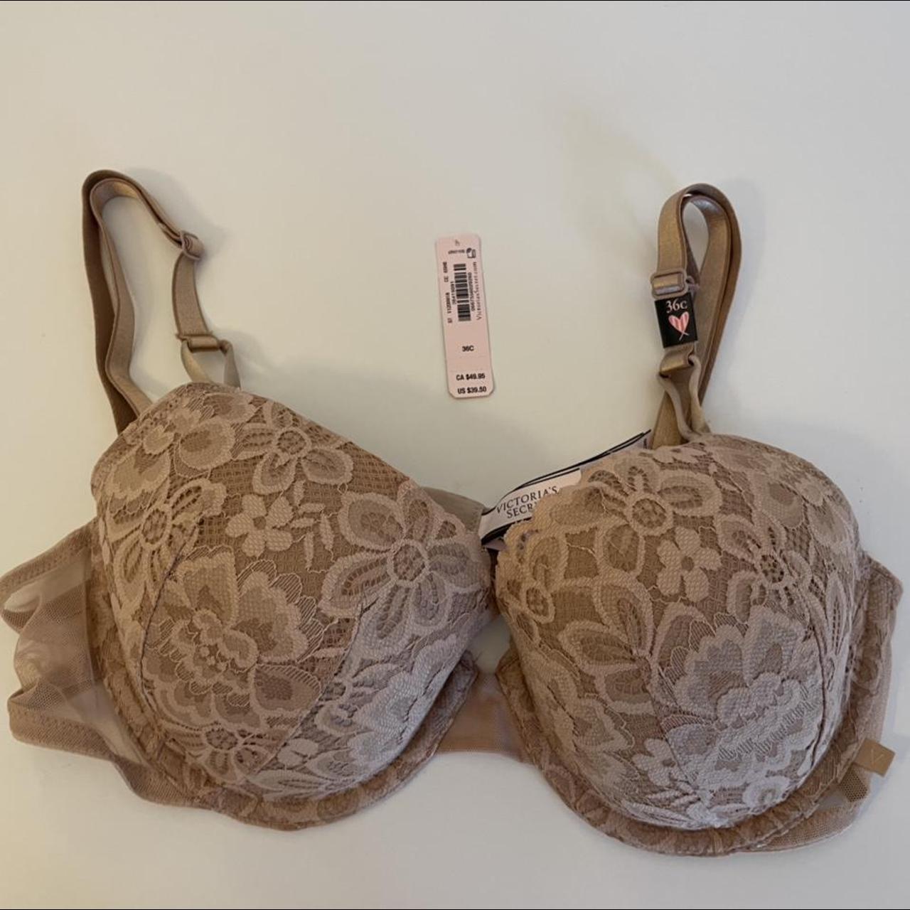 NWT Sexy Tee Lightly-Lined Lace Demi Bra! Size 36C,... - Depop