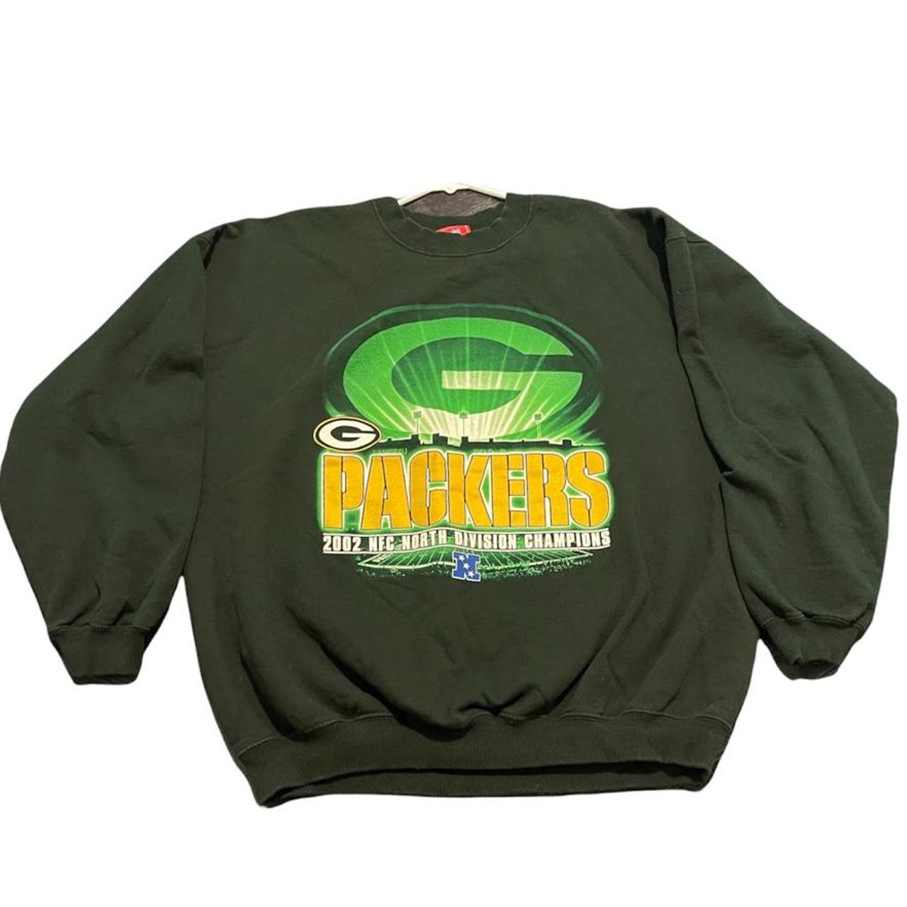 Vintage Green Bay Packers Sweatshirt Green Bay - Depop