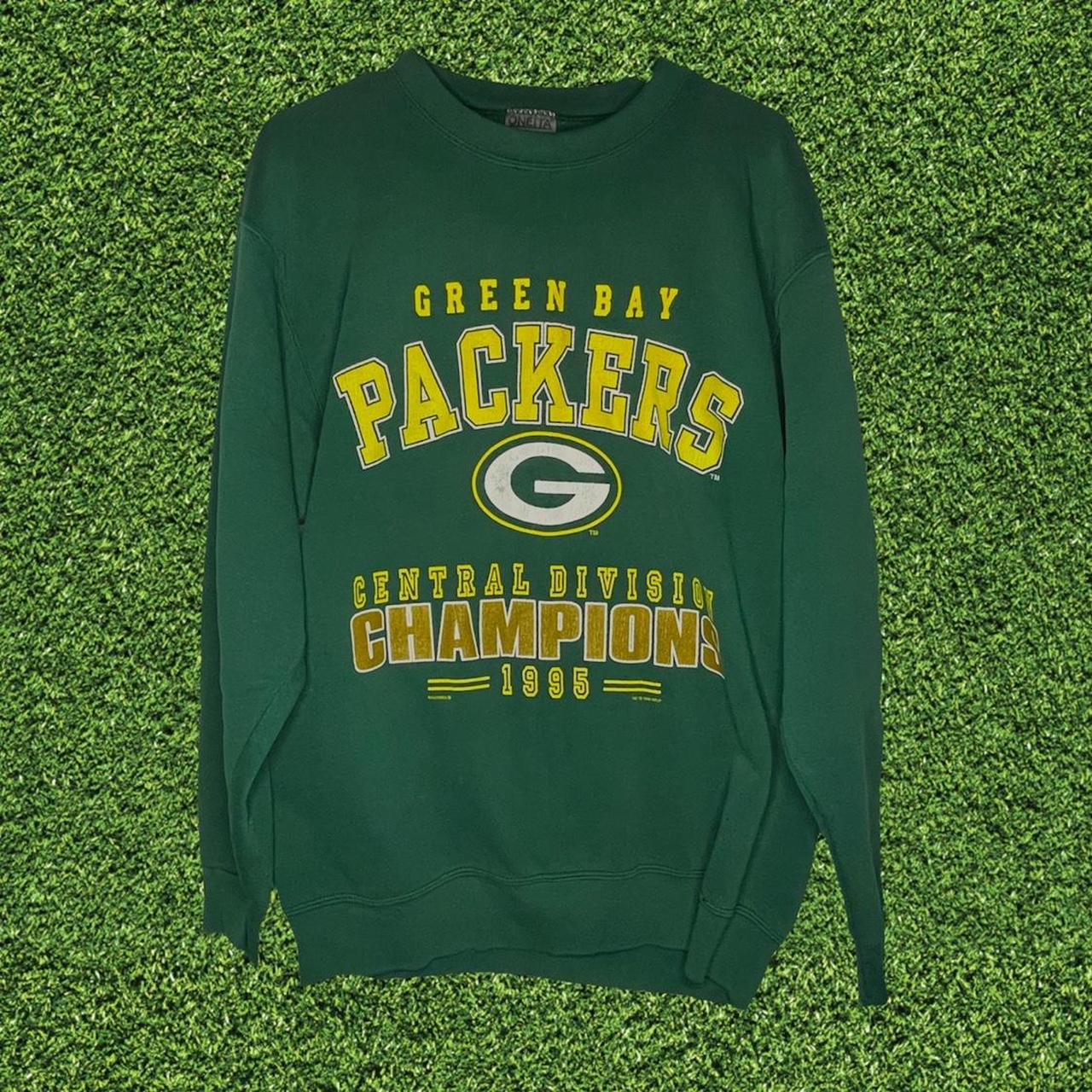 Vintage 90s Green Bay packers jersey long sleeve - Depop