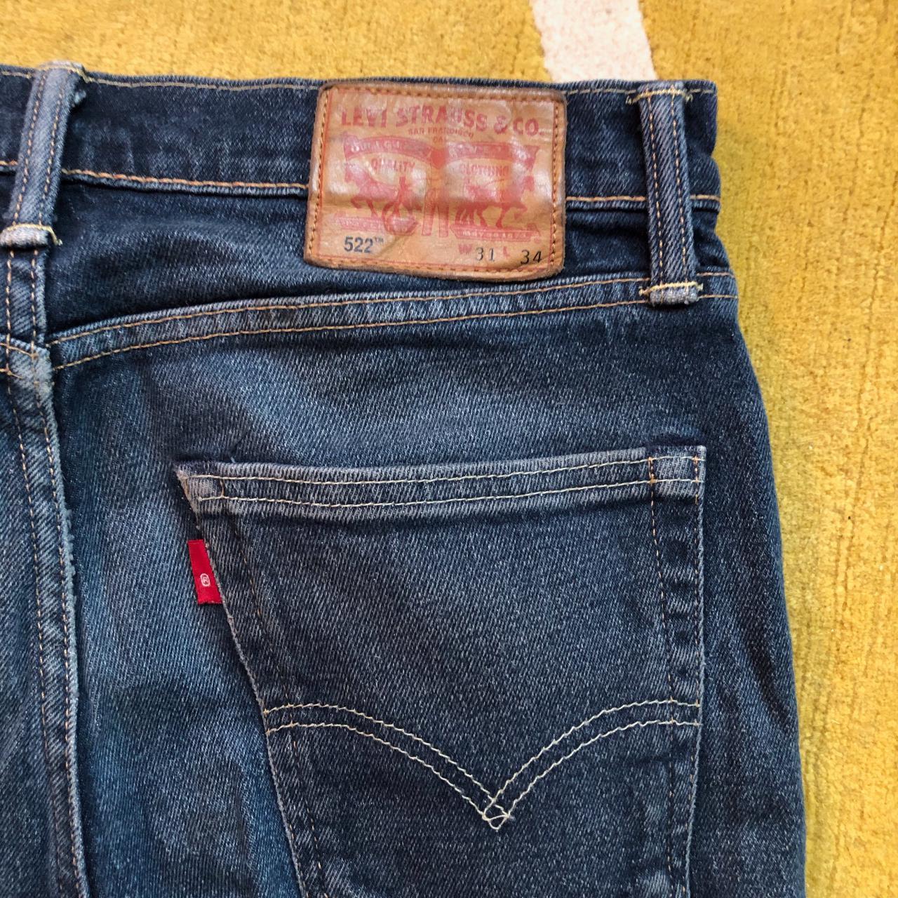 Vintage Levis 522 jeans, W31 L34 Good condition, bit... - Depop