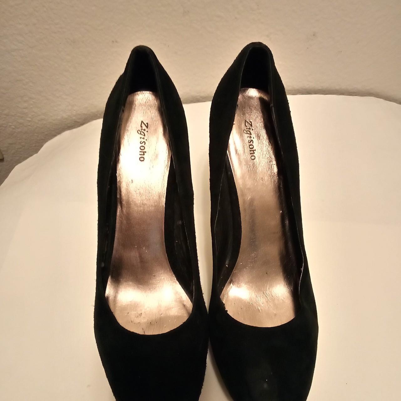 Zigi Soho black, suede leather, platform, heels... - Depop
