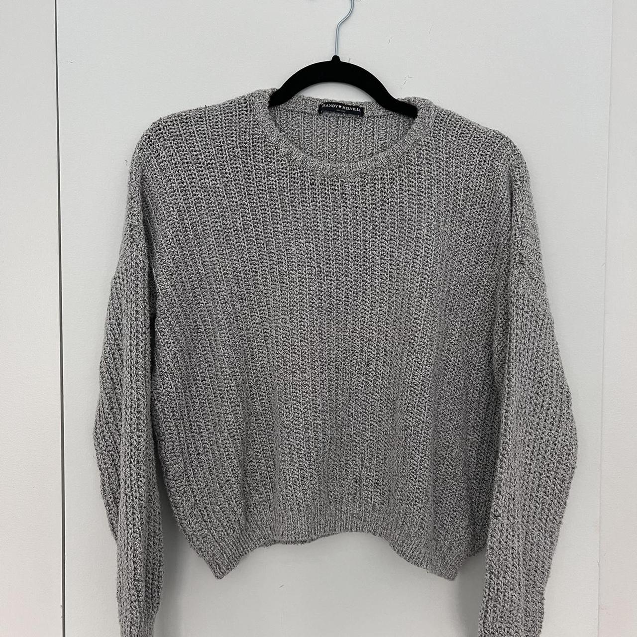 Brandy Melville Women's Grey Jumper | Depop