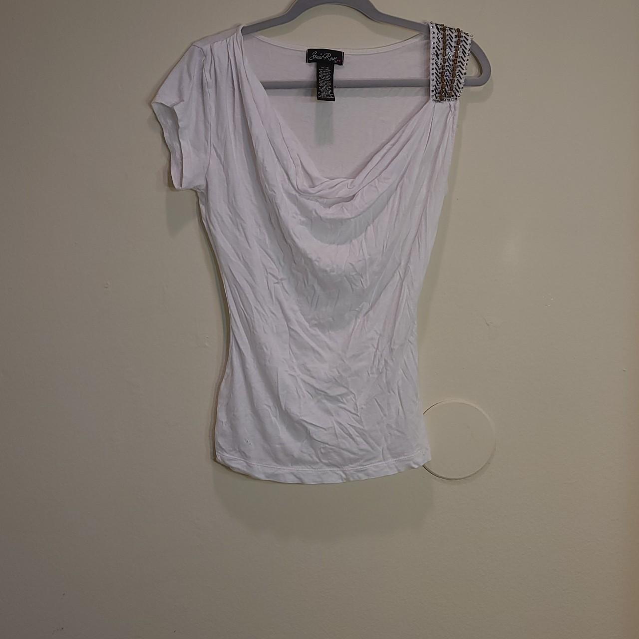 Susie Rose Women's White T-shirt