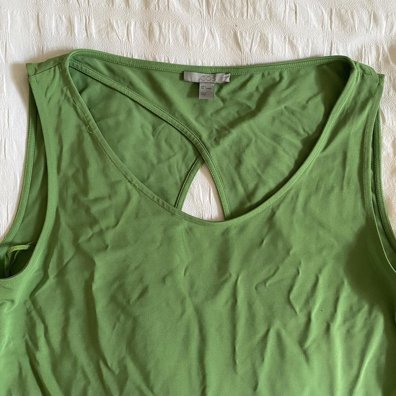 Amazing Cos green midi dress, Size small , Has a tiny