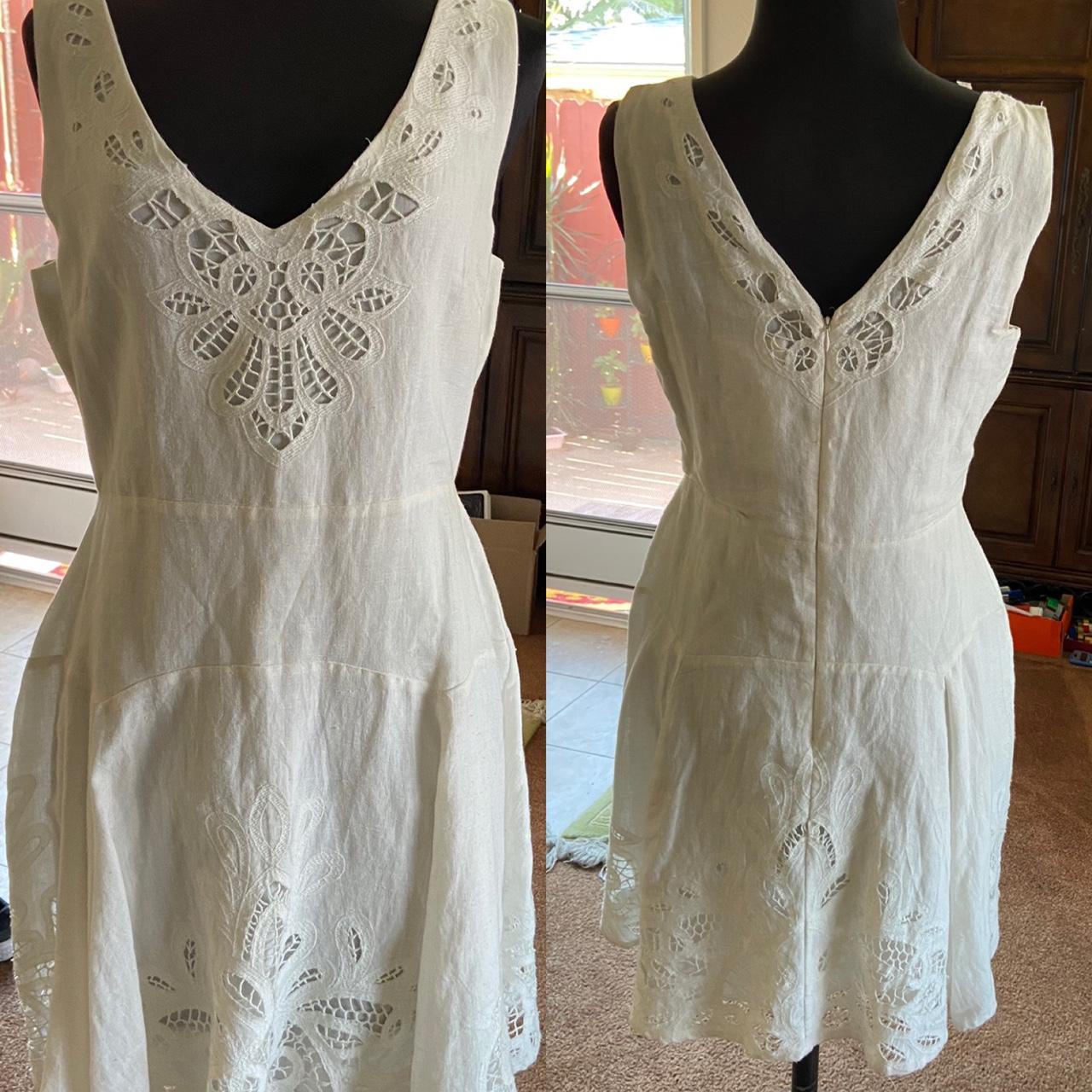 This beautiful linen dress is just what you need... - Depop