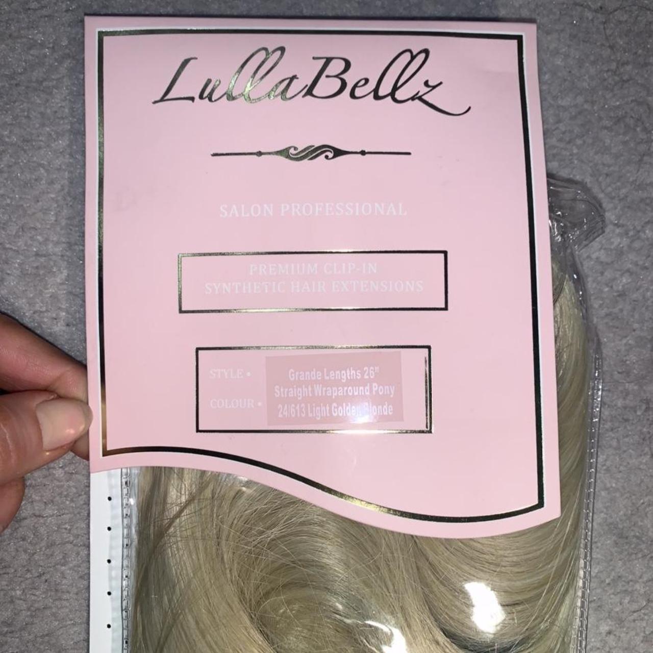 Brand-new LullaBellz clip in ponytail hair... - Depop