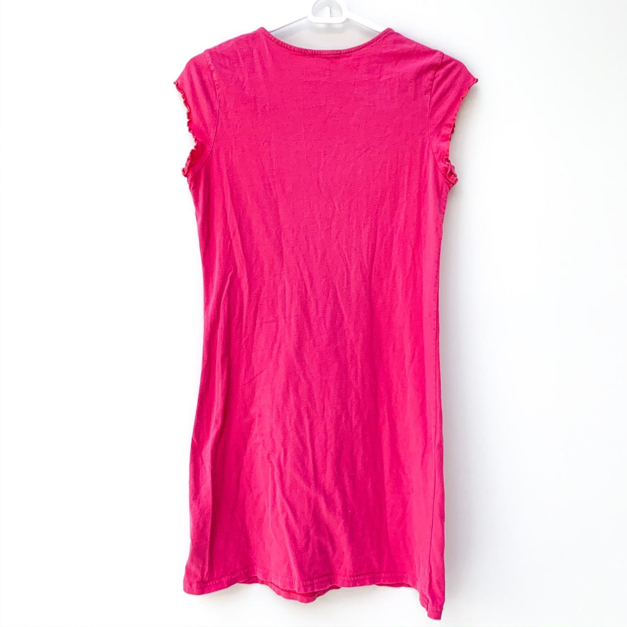 Tommy Hilfiger Women's Pink and Green Robe Depop