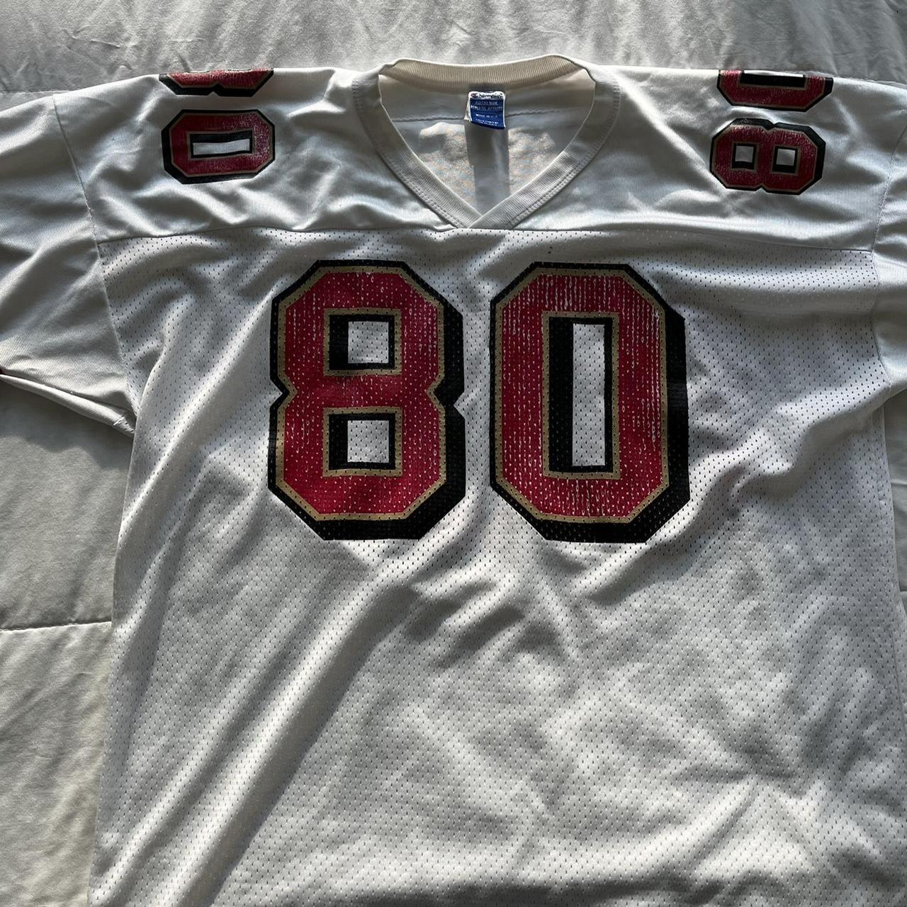 49ers away Jersey jerry rice champion 52 - Depop