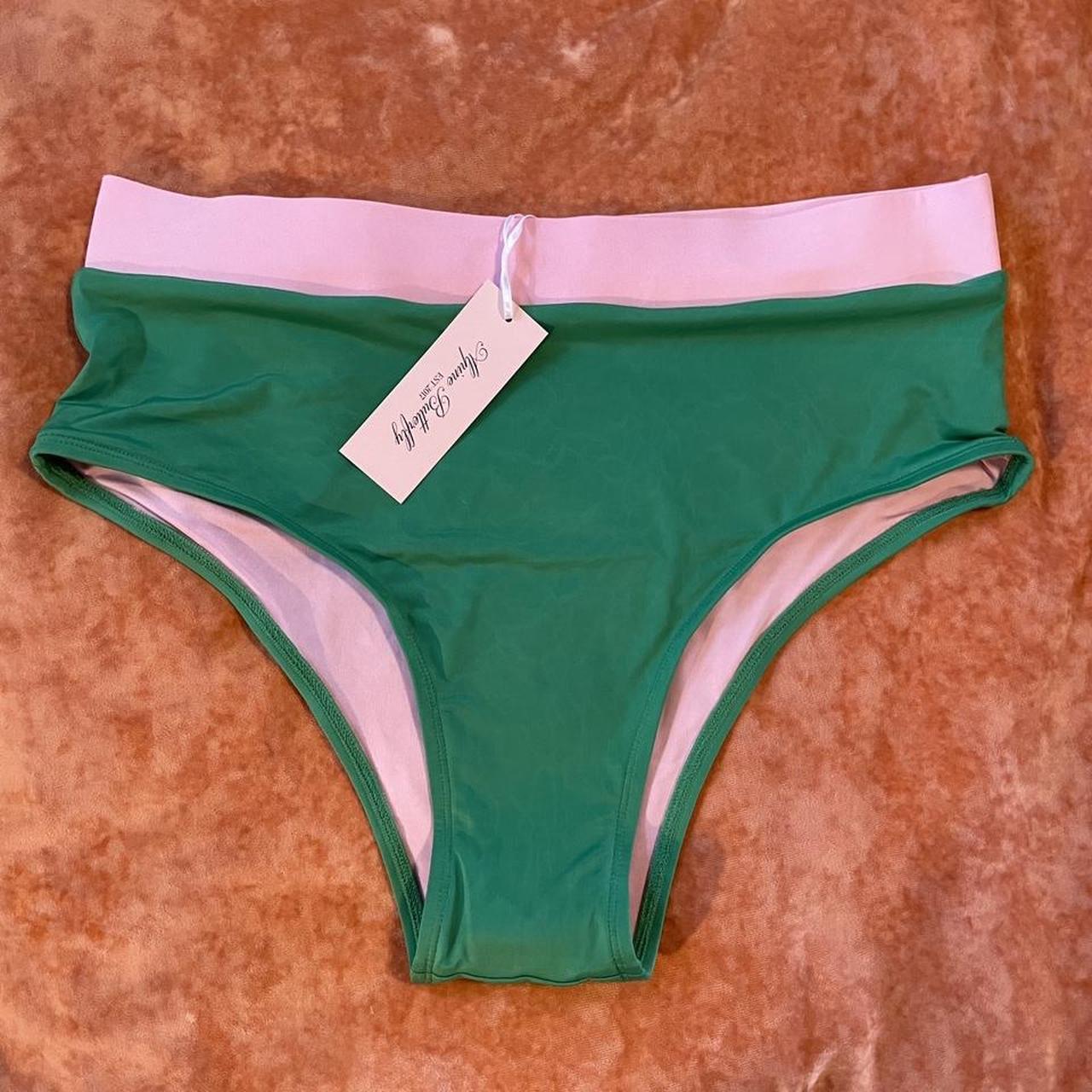 Lover Bottoms Alpine Butterfly Swim Bottoms... - Depop