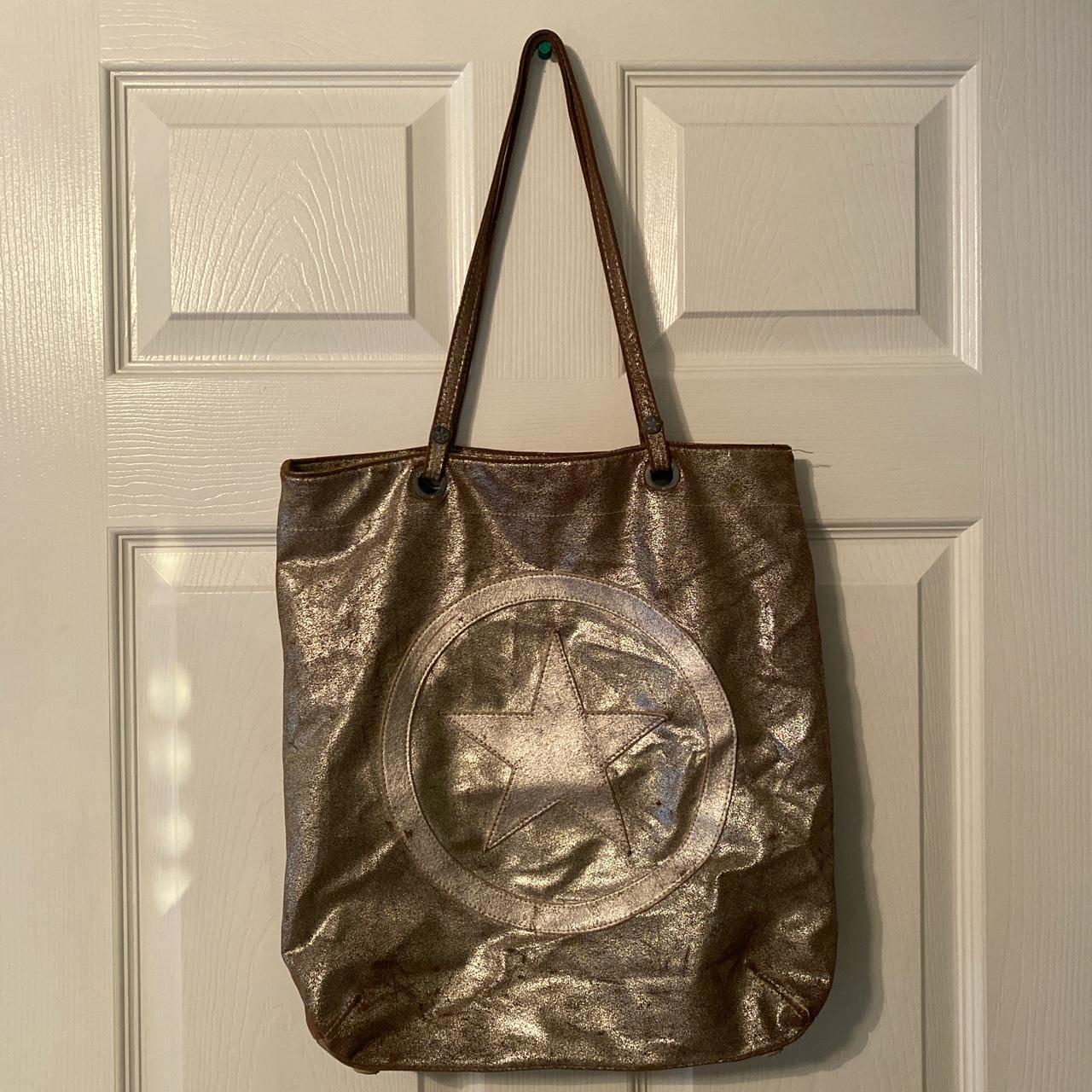 Converse silver bag discount