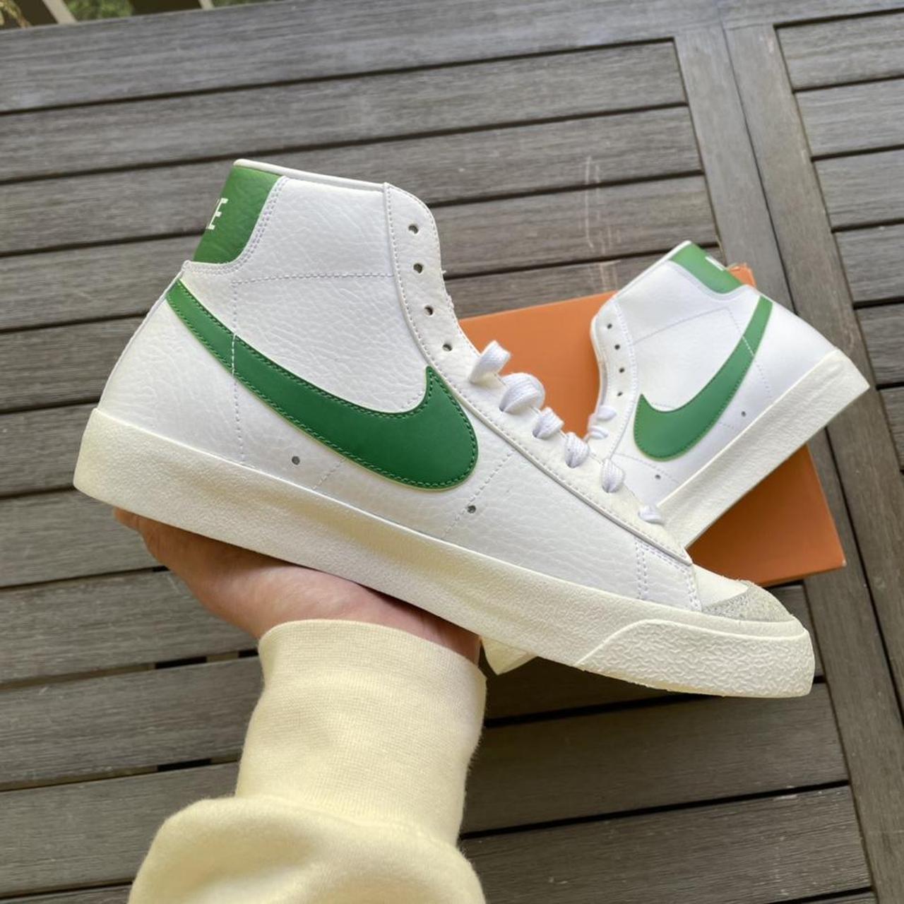 emerald green nike blazers