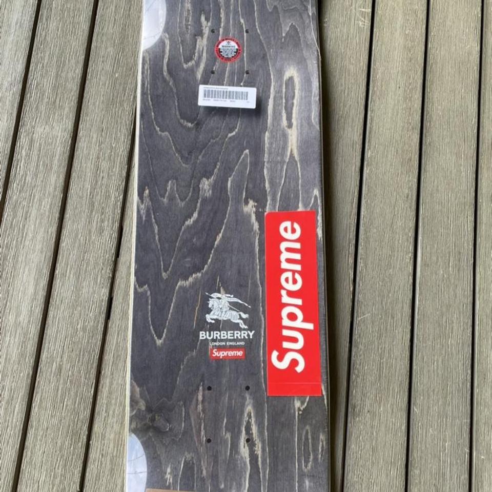 Supreme Burberry Skate Deck Beige ✨Special... - Depop