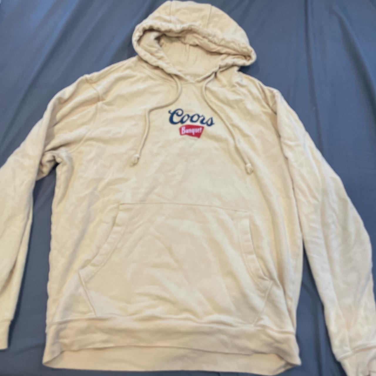 Urban Outfitters embroidered coors banquet hoodie