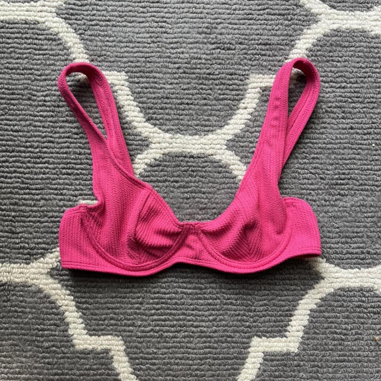 Primark Pink Waffle Underwire bikini 💖👙 -never... - Depop