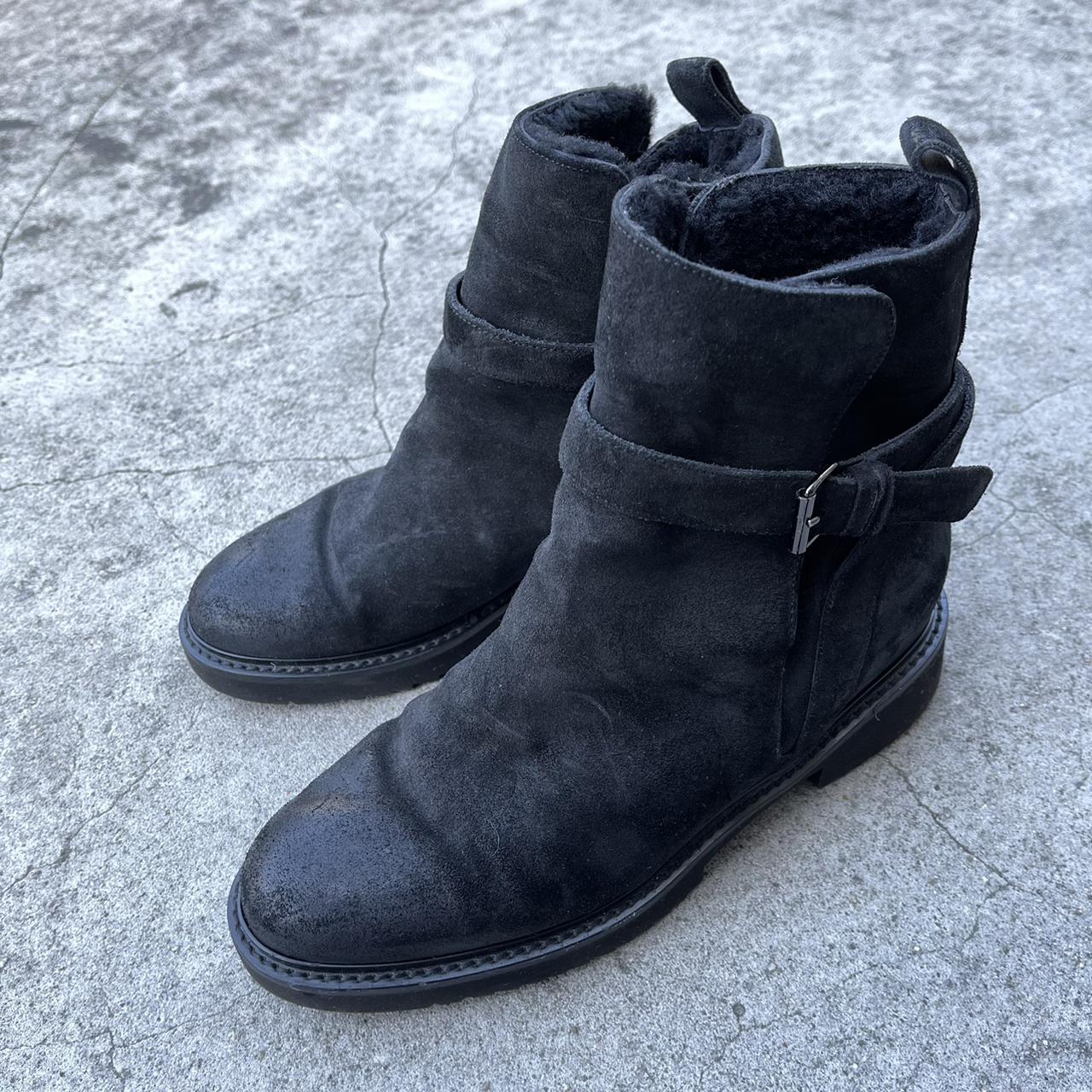 vince shearling boots