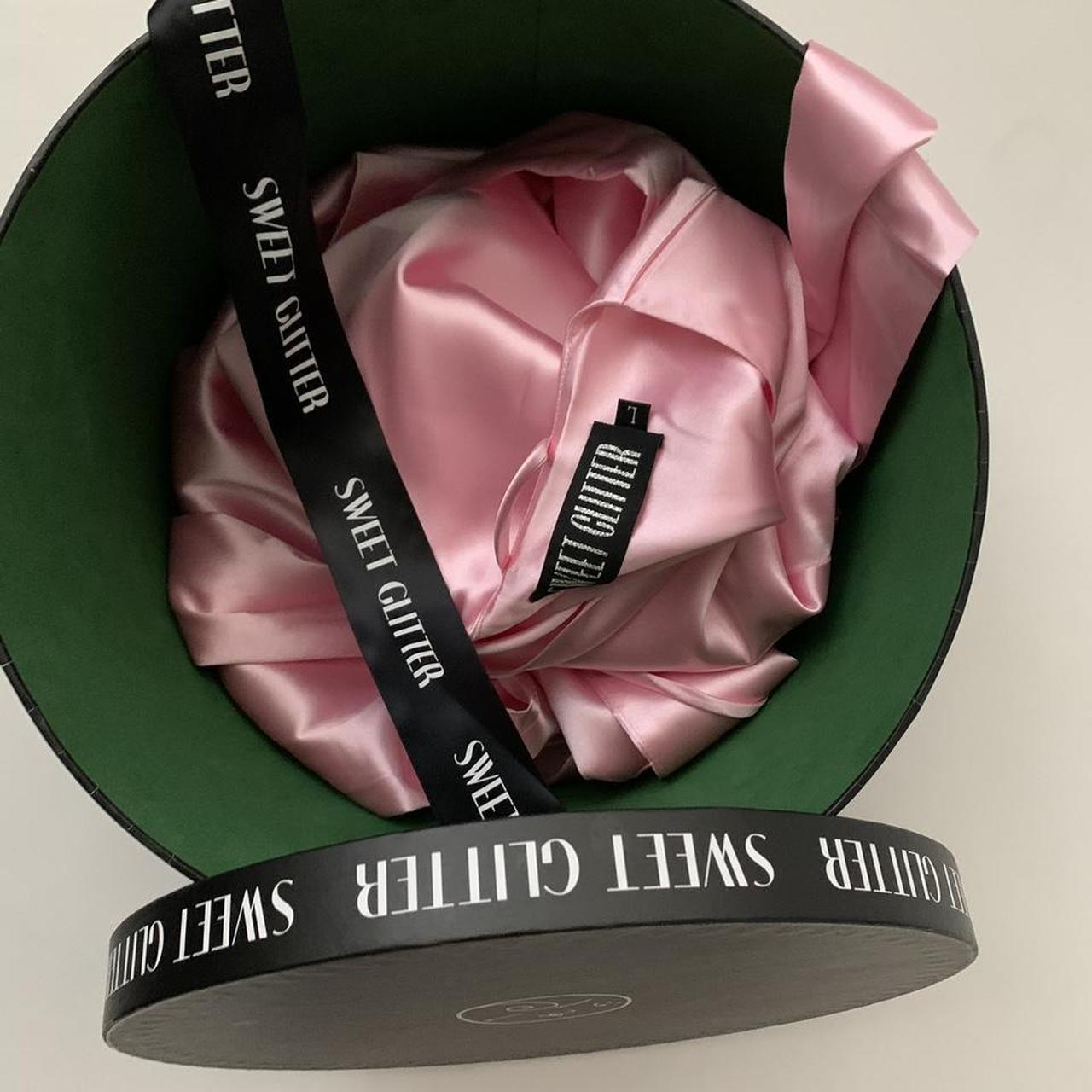 Sweet Glitter Italian silk Robe 9 inch Slit |... - Depop