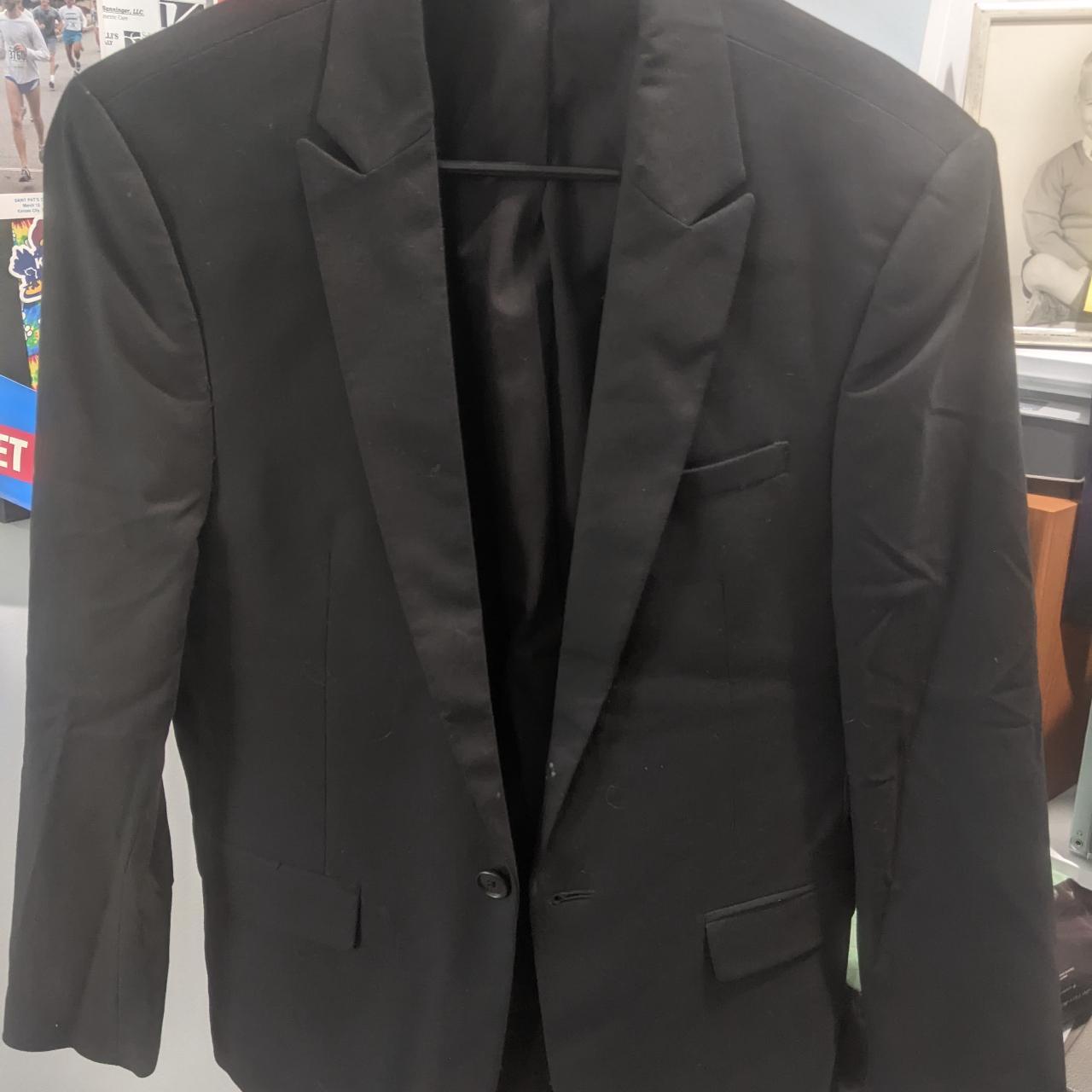 ASOS Black Suit Coat - Depop