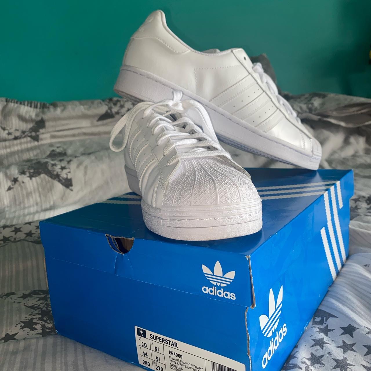 Mens Adidas Superstar White Never worn, had them for... - Depop
