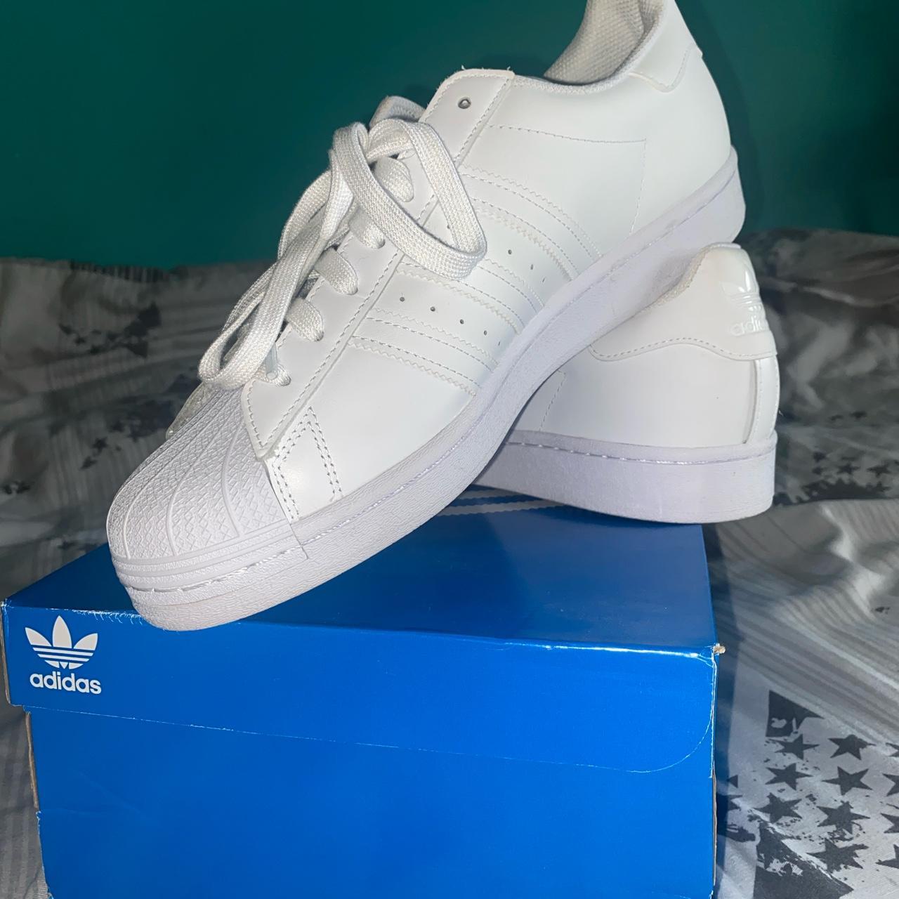 Mens Adidas Superstar White Never worn, had them for... - Depop