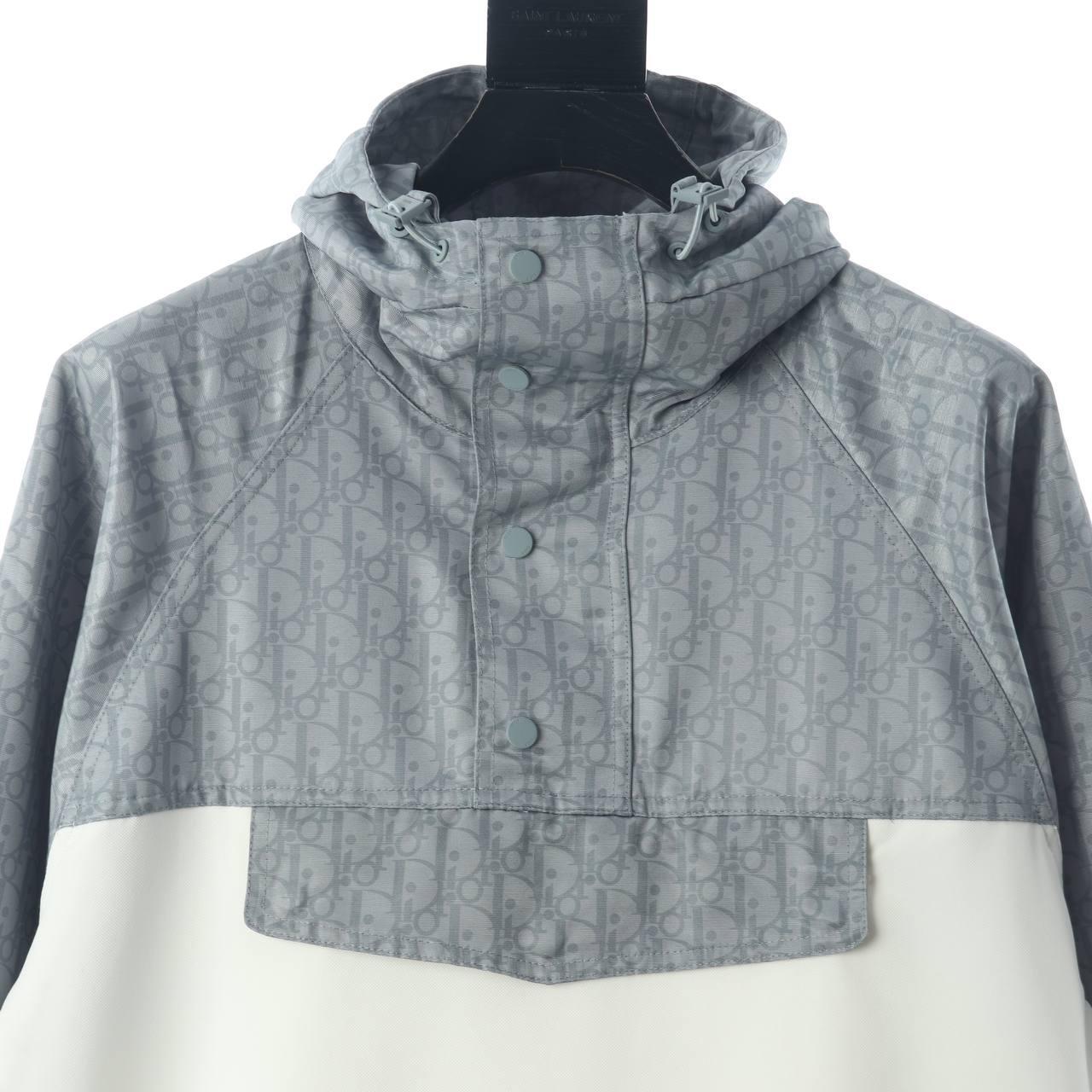 ジャケット Dior | Essentials ANORAK WITH HOOD Dior Black & Blue Oblique Hooded Anorak – Savonches