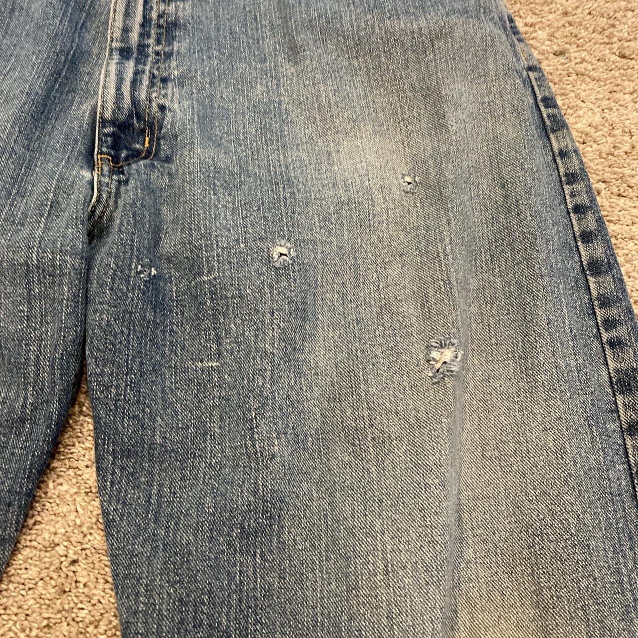 Distressed Vintage Ralph Lauren Polo Jeans Good... - Depop