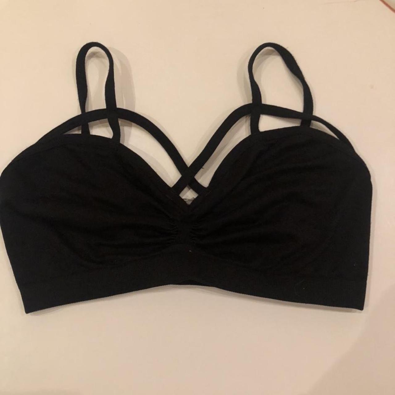 lf black bralette
